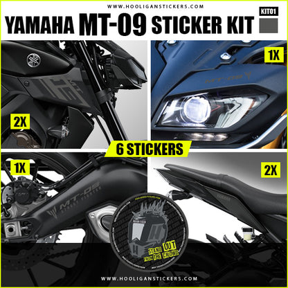 Yamaha MT-09 sticker pack [M9KIT01]
