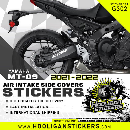 Yamaha MT09 2021-2022 swingarm sticker set [G302]