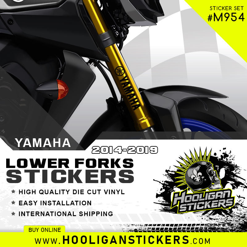 Yamaha lower part front fork Sticker set [M954]