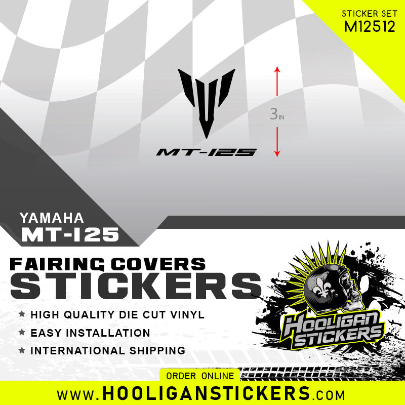 Yamaha MT-124 decals sticker cover image