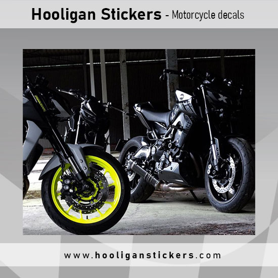 Yamaha MT-09 motorcycle stickers and decals cover photo