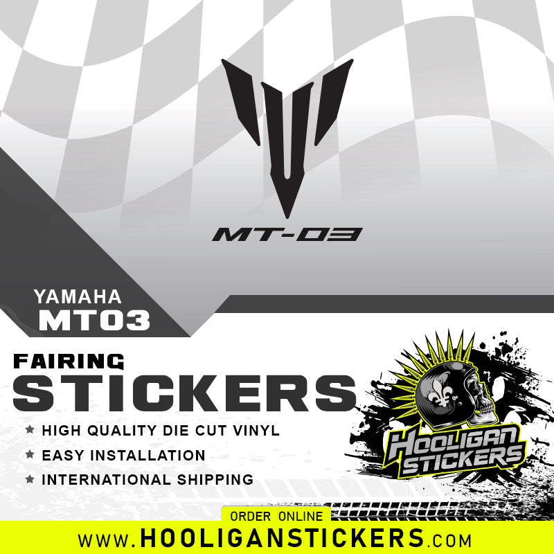 Yamaha MT-03 motorcycle sticker cover image