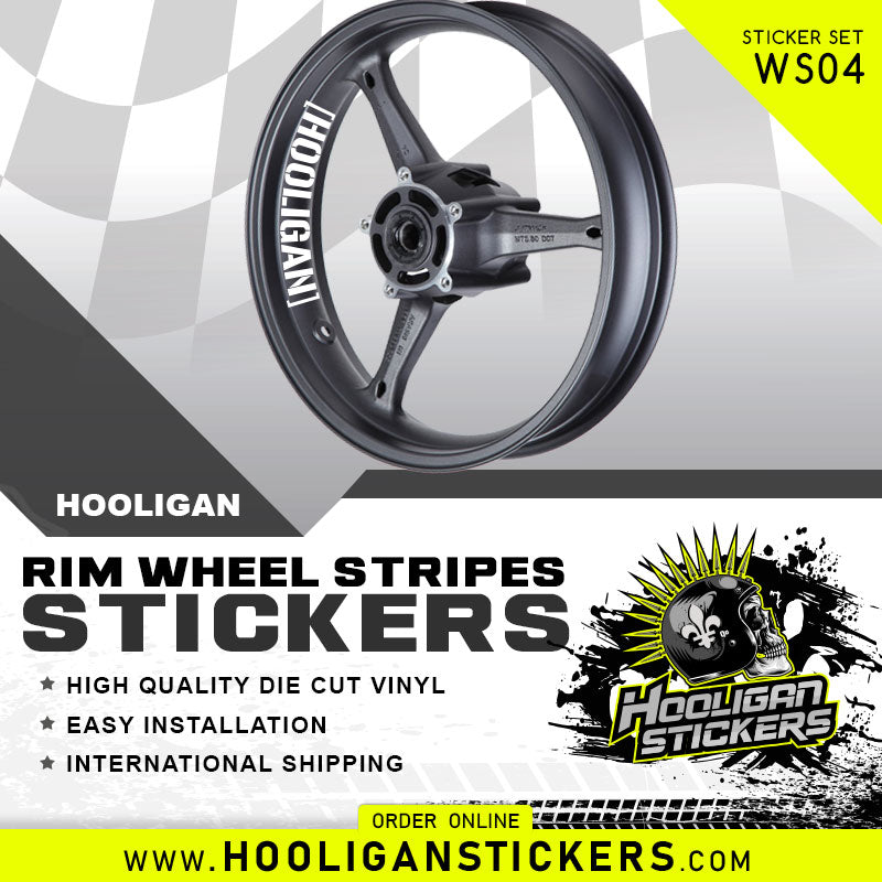 Hooligan wheel rim decals cover image