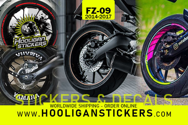 FZ-09 wheel rim decal cover image