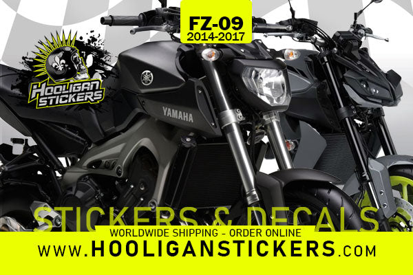 FZ-09 stickers and decals