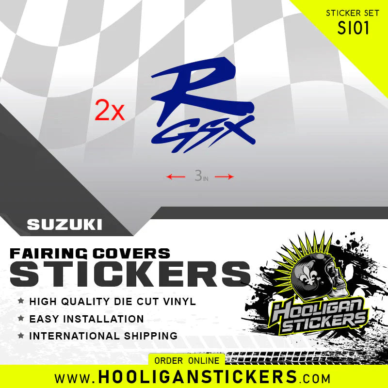 Decals and Stickers for Suzuki GSX-R Motorcycles