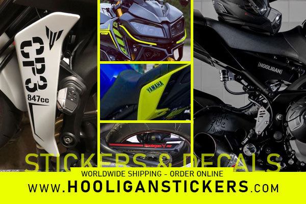 motorcycle fairing stickers and decals cover image