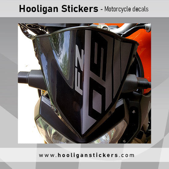 Windshield stickers available decals for Yamaha MT and FZ series ...