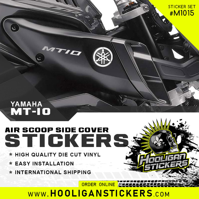 MT10 intake decal side cover sticker set [M1015] – Hooligan Stickers