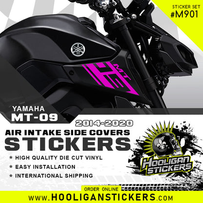 Yamaha MT-09 air intake side cover sticker set [M901]