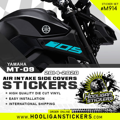 Yamaha MT-09 air intake side cover sticker set [M914]