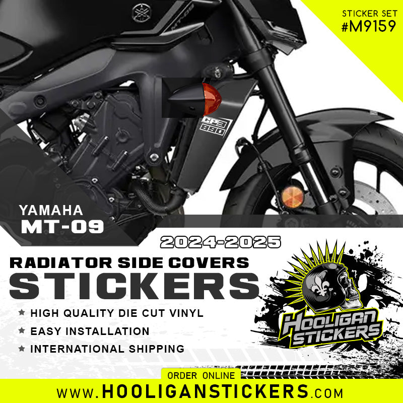 MT-09 4th-generation CP3 890 radiator fairing stickers [M9159]