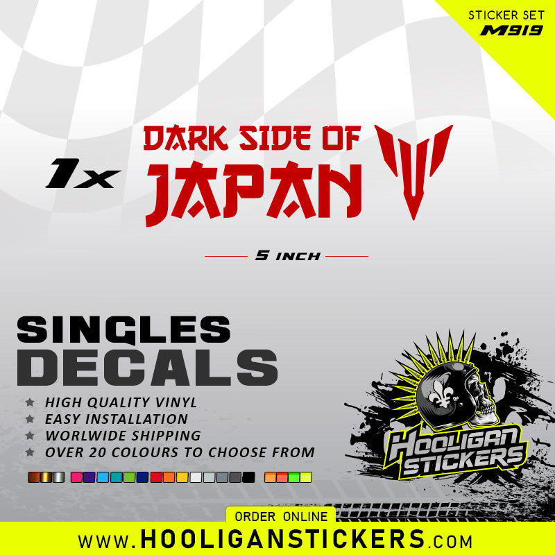 Yamaha MT DARK SIDE OF JAPAN custom sticker [M919]