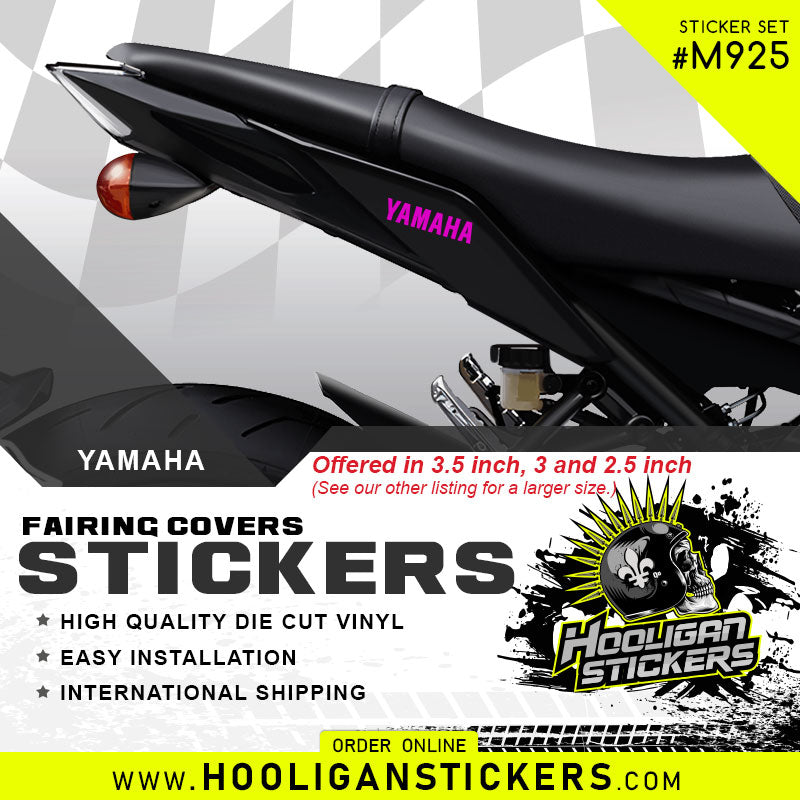 Yamaha fairing decal sticker in pink 