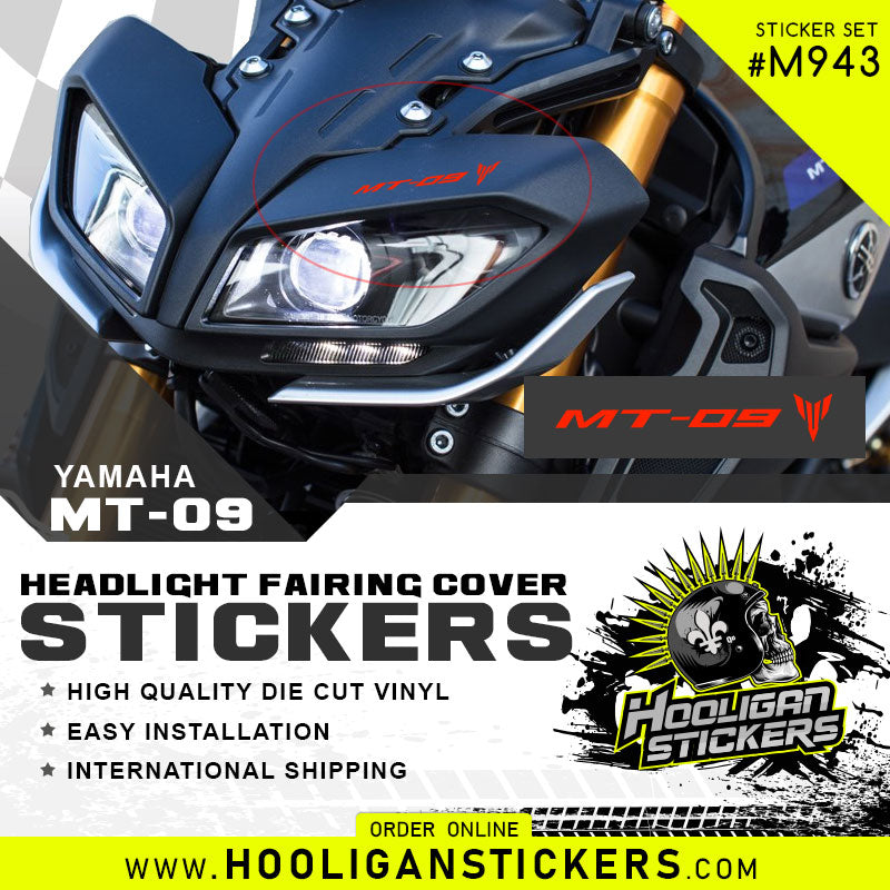 Yamaha MT-09 Headlight cover Sticker [M943]