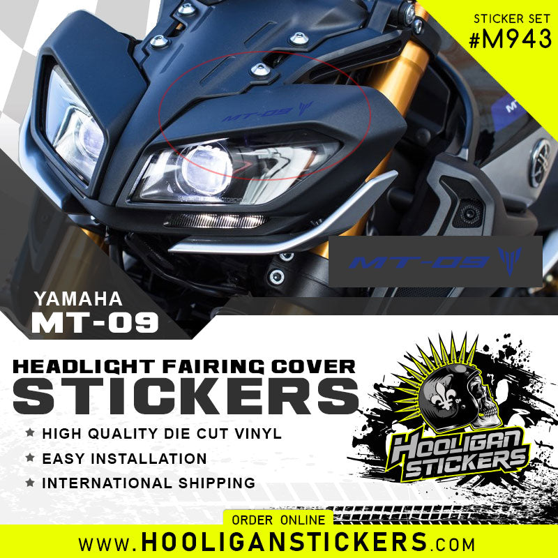 Yamaha MT-09 Headlight cover Sticker [M943]