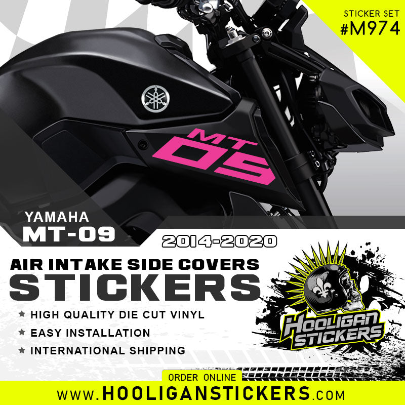 Yamaha MT-09 BIG side cover air intake sticker [M974]