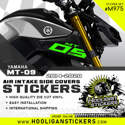 Yamaha MT-09 SP side cover air intake sticker [M975]