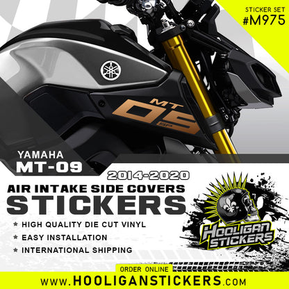 Yamaha MT-09 SP side cover air intake sticker [M975]