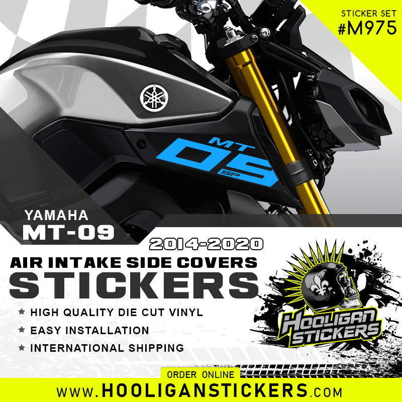 Yamaha MT-09 SP side cover air intake sticker [M975]