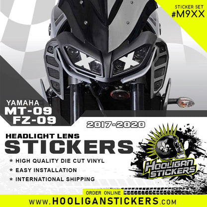 FZ-09 / MT-09 Headlight LENS XX Stickers [M9XX]