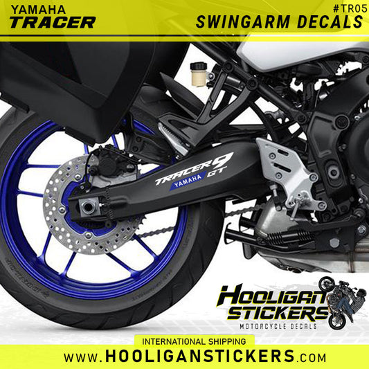 Yamaha Tracer 9 GT decals for swingarms [TR05]