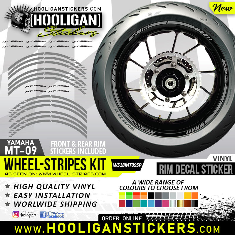 MT-09SP WHEEL RIM DECAL sticker set [WS18-MT09SP] – Hooligan Stickers