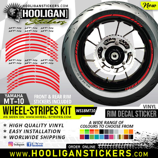 Mtx Sticker Rim MT-09 wheel rim decals, We sell premium Yamaha MT09 wheel stickers ...