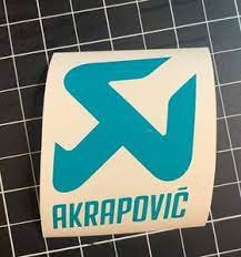 High quality 2-inch Akrapovic stickers vinyl decal – Hooligan Stickers