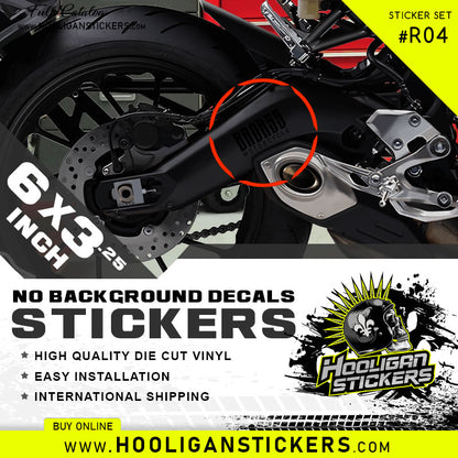 BADASS MOTORCYCLE custom sticker 6 inch X 3.25 inch [R04]