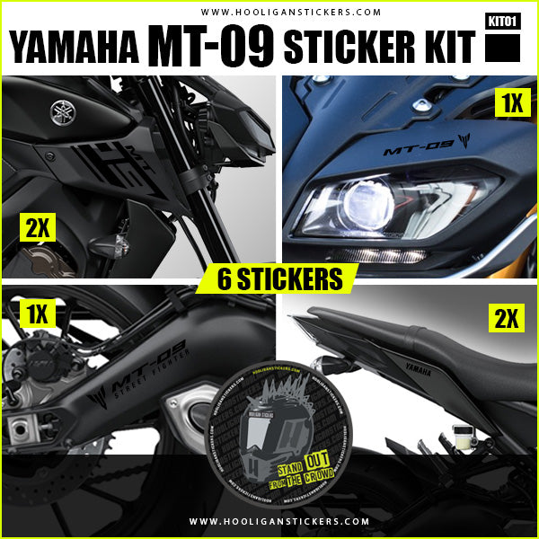 Yamaha MT-09 sticker pack [M9KIT01]
