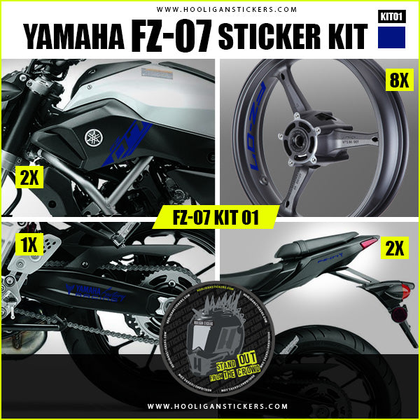 Yamaha FZ-07 sticker pack [F7KIT01]