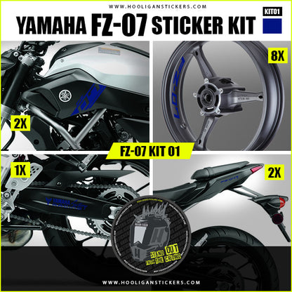 Yamaha FZ-07 sticker pack [F7KIT01]