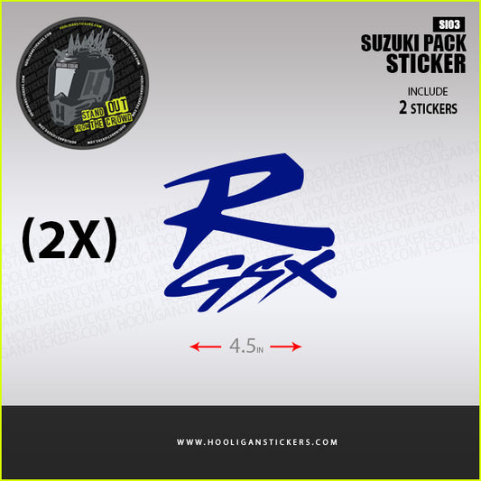 Suzuki GSX-R fairing decals custom vinyl sticker [SI03]