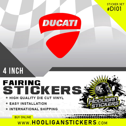 DUCATI fairing 4 inch sticker [DI01]