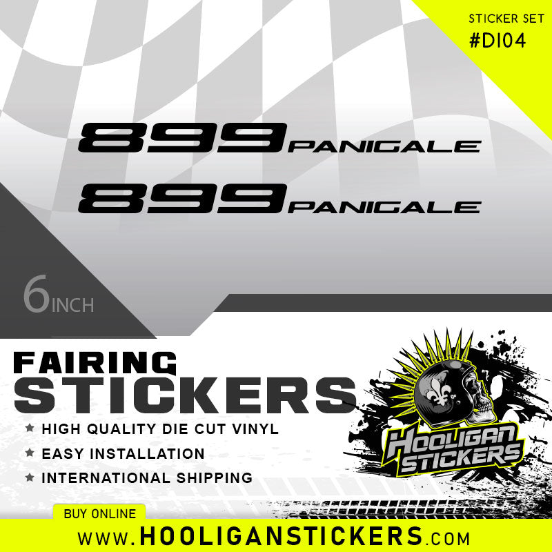 DUCATI 899 Panigale fairing 6 inch sticker [DI04]