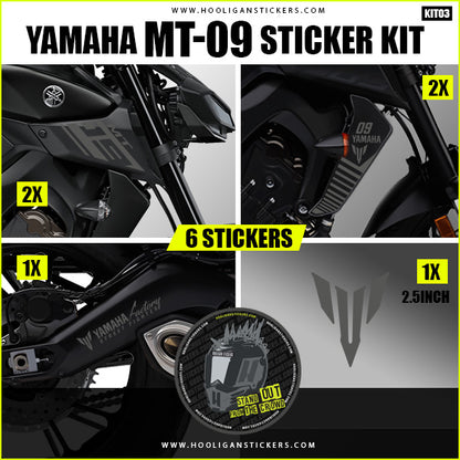 Yamaha MT-09 sticker pack [M9KIT03]