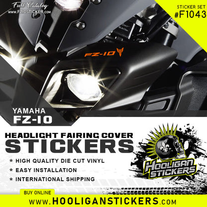 Yamaha FZ-10 Headlight cover Sticker [F1043]