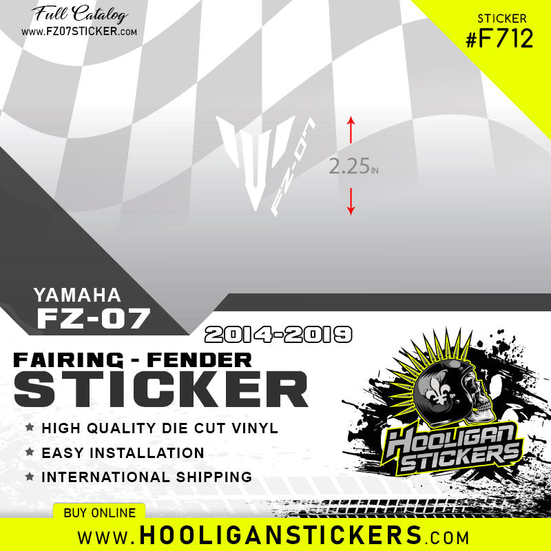 Yamaha FZ-07 Fairing Sticker [F712]