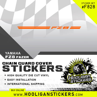 Yamaha FZ8 FAZER CHAIN GUARD STICKERS [F828]