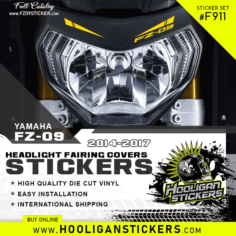 Yamaha FZ-09 Headlight cover Stickers [F911]