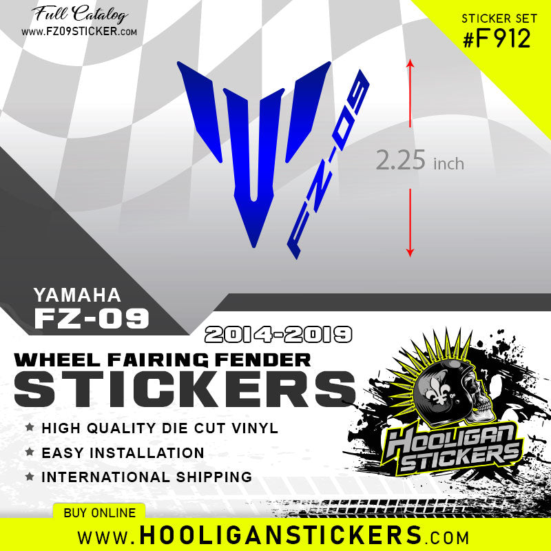 Yamaha FZ-09 fairing sticker [F912]