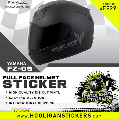 Yamaha FZ-09 STREET FIGHTER full face helmet stickers [F929]