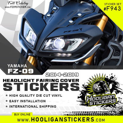 Yamaha FZ-09 Headlight cover Stickers [F943]