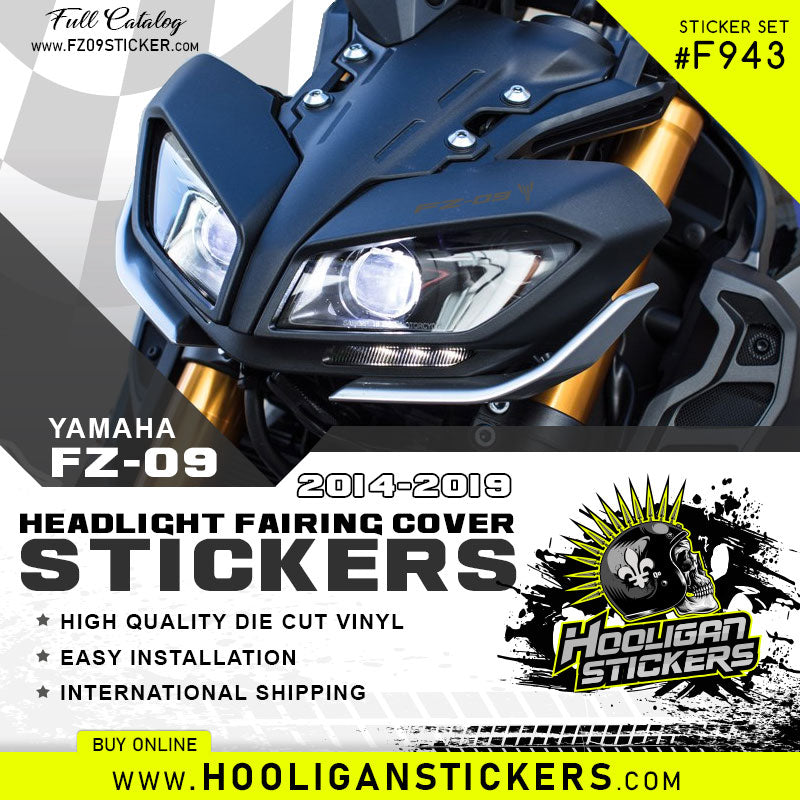 Yamaha FZ-09 Headlight cover Stickers [F943]