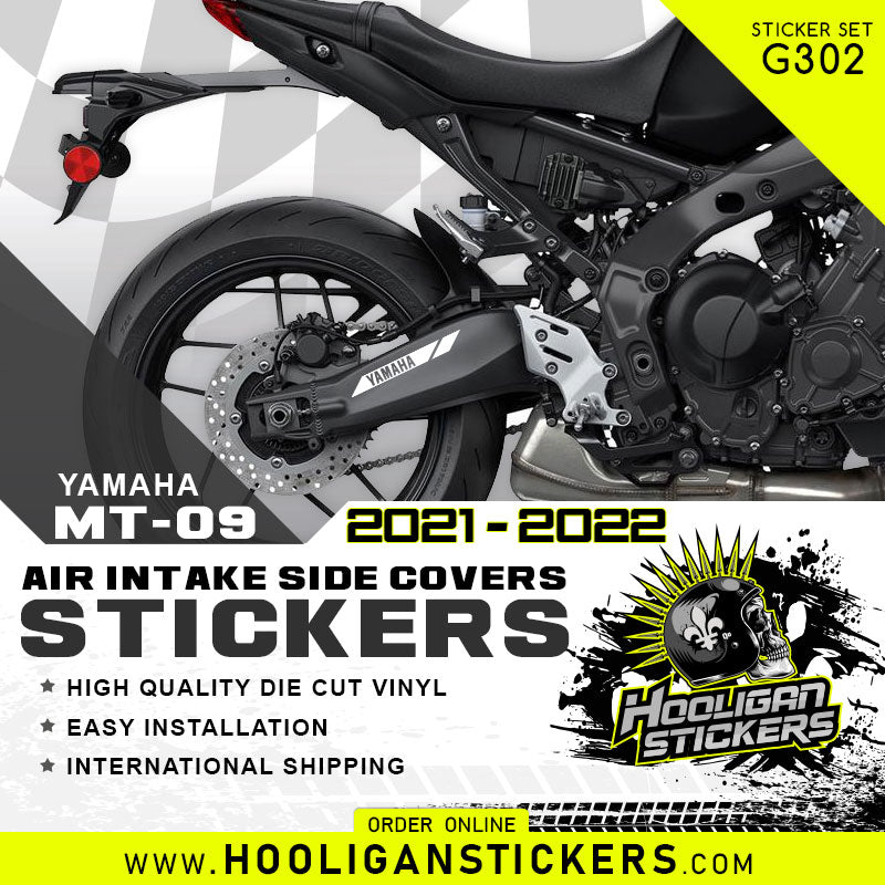 Yamaha MT09 2021-2022 swingarm sticker set [G302]