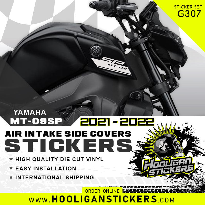 Yamaha MT09 SP 2021-2022 air scoop intake side cover sticker set [G307]