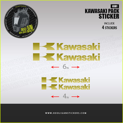 Kawasaki decals fairing sticker set [KI01]
