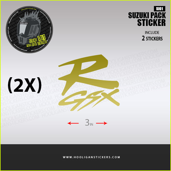 Suzuki GSX-R fairing decal custom vinyl sticker[SI01] – Hooligan Stickers