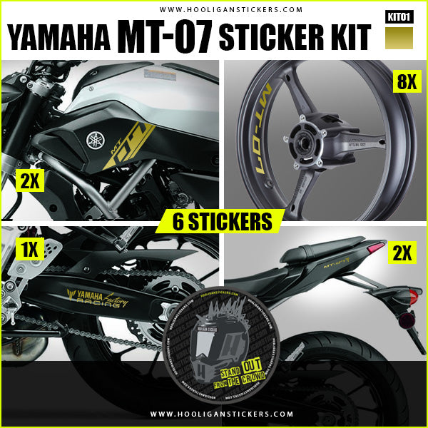 Yamaha MT-07 sticker pack [M7KIT01]